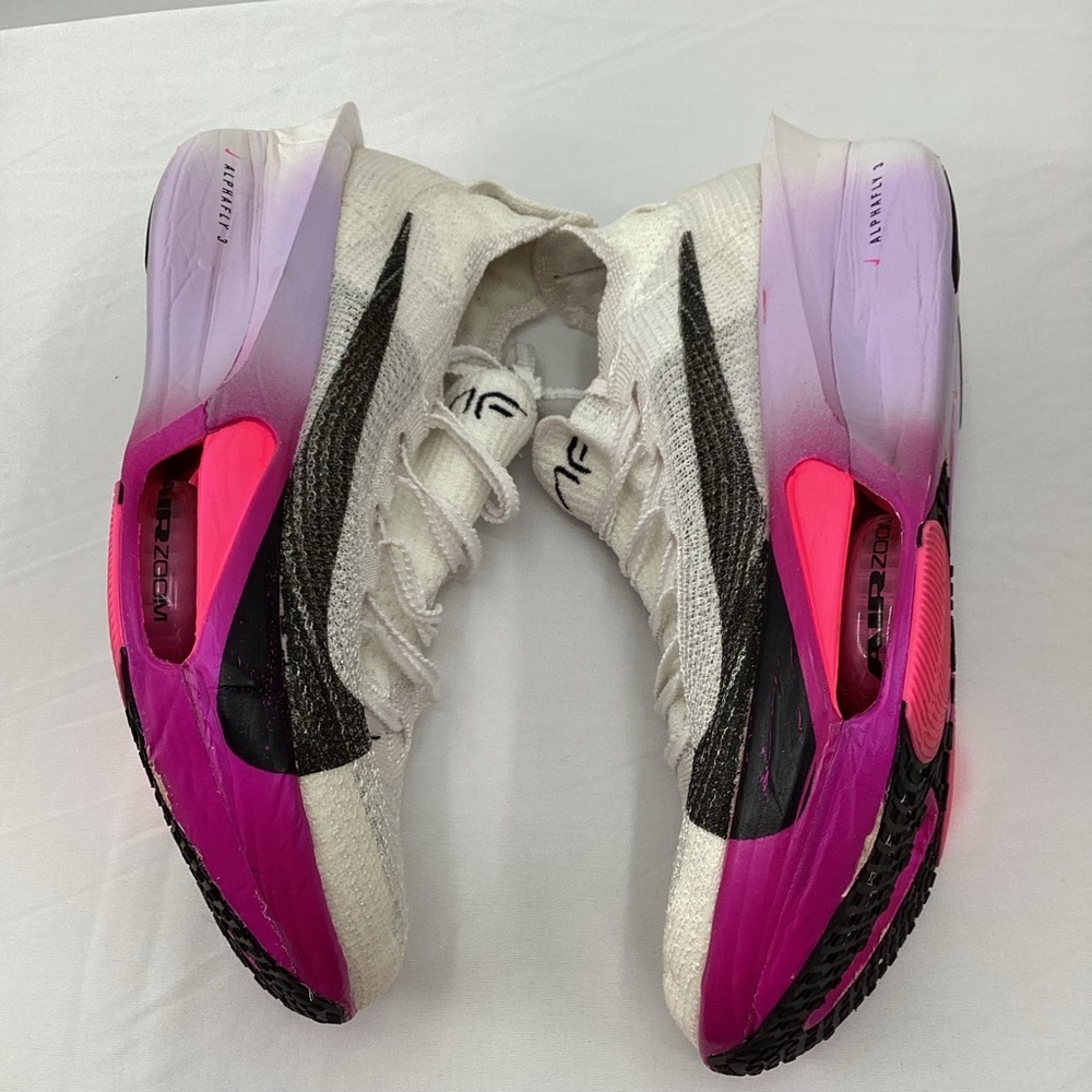 Nike White and Pink Air Zoo Alphafly Next%3 Sneakers Woman 8.5 - Picture 7 of 13